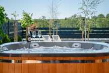 Całoroczny Domek Boho nad jeziorem, jacuzzi, Lubniewice