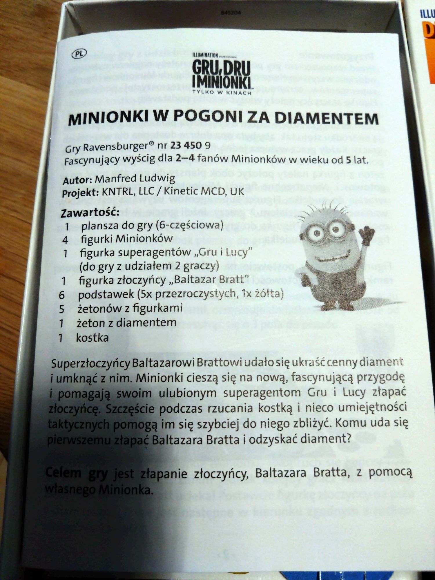 Minionki - gra planszowa