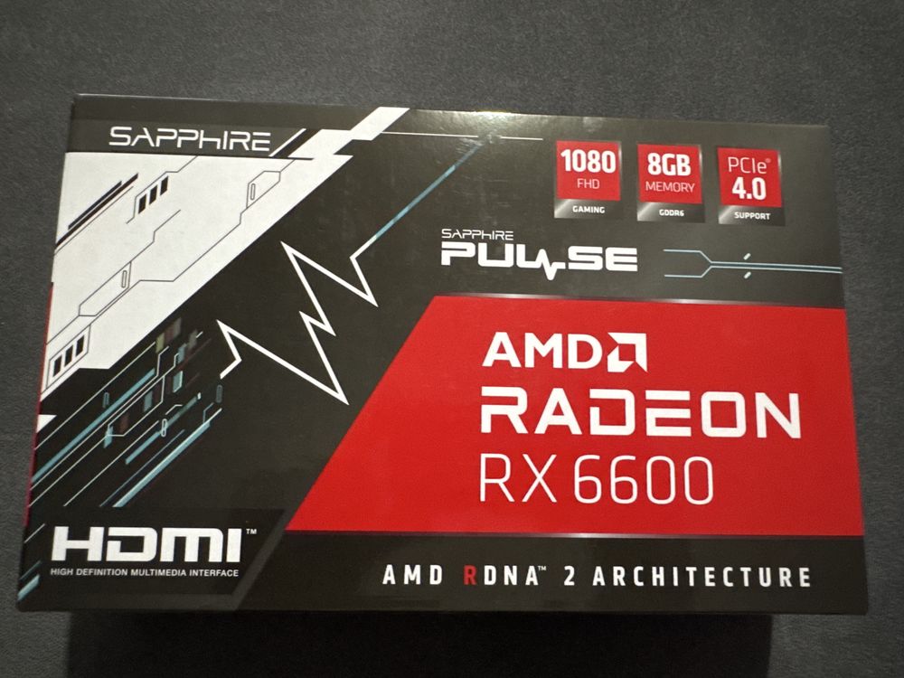 Placa Gráfica Saphire Pulse AMD Radeon Rx 6600