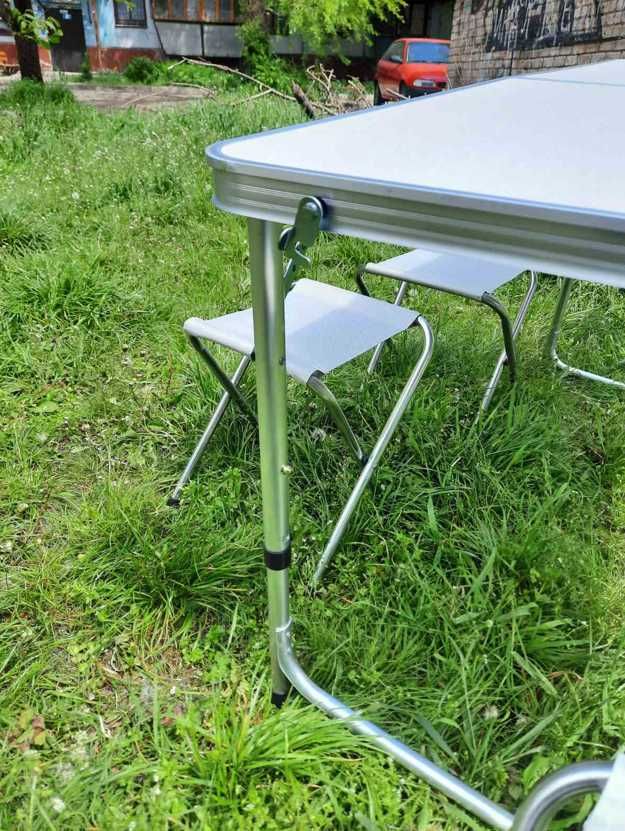 Стол для пикника для кемпинга 4 стула складной туристический