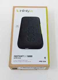 Повербанк бездротовий  InfinityLab InstantGo 5000 Wireless Black