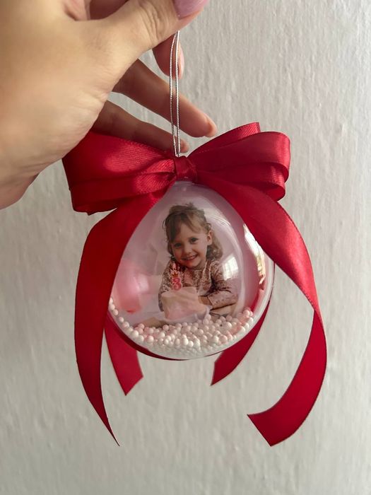 Кульки на ялинку прозорі. Кульки з фото на ялинку