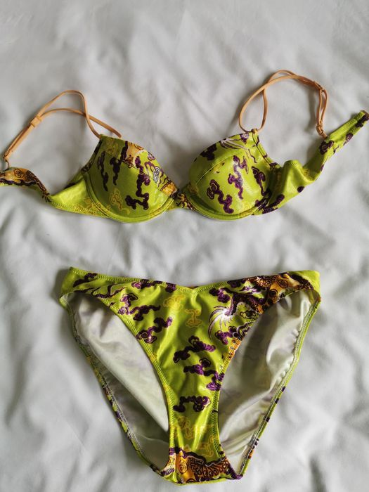 Strój kąpielowy 2 częściowy r S  36 wąż cudny