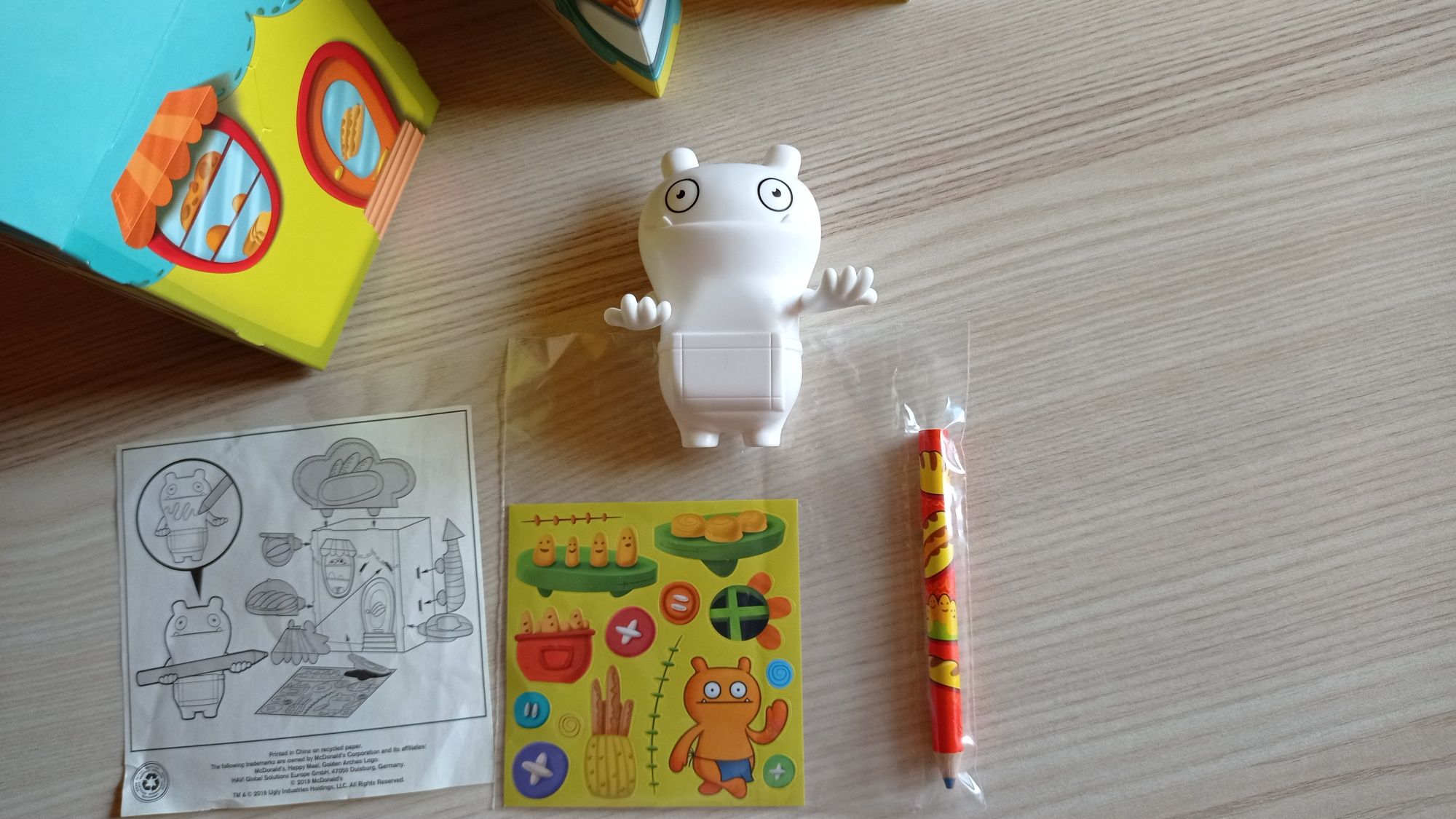 Nowy zestaw Paskudy Ugly Dolls - figurka Wage, domek, naklejki, kredka