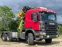 Лісовоз Scania 6×6