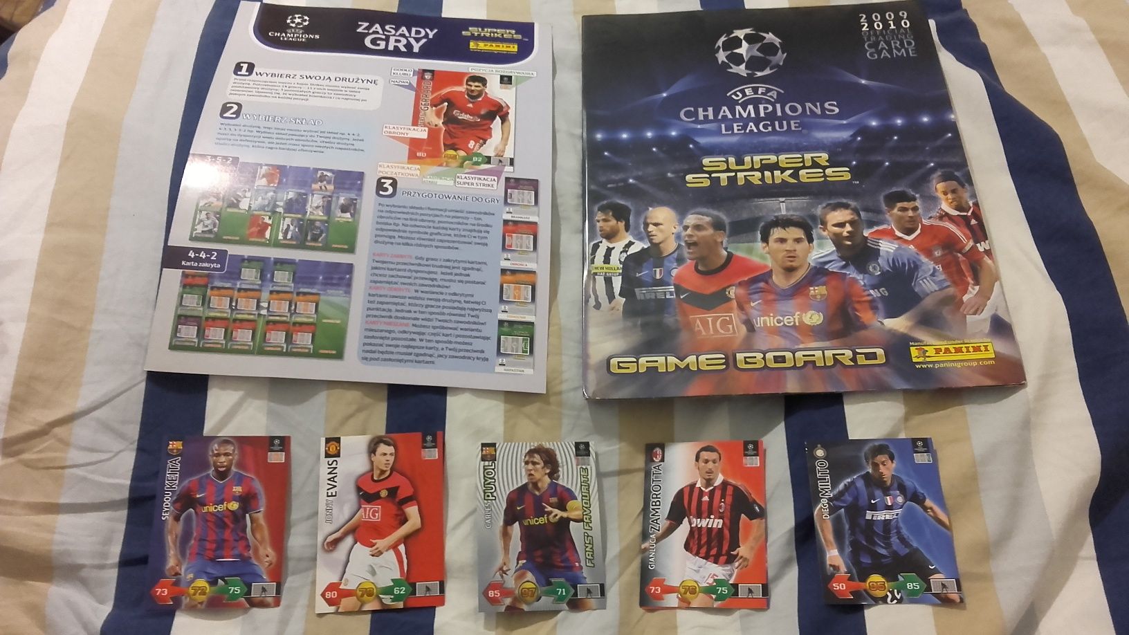 Gra karciana UEFA Champions League Super Strikes kolekcjonerska edycja