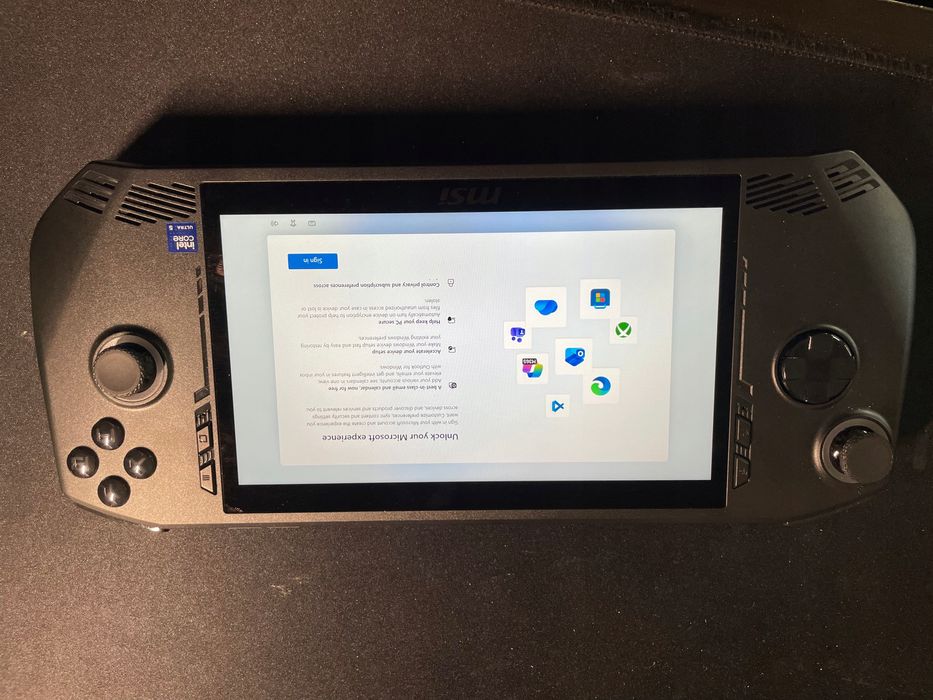 Msi Claw A1M-042FR konsola przenośna 512 Gb czarny