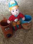 Peluche e canecas Epa e Super Maxi