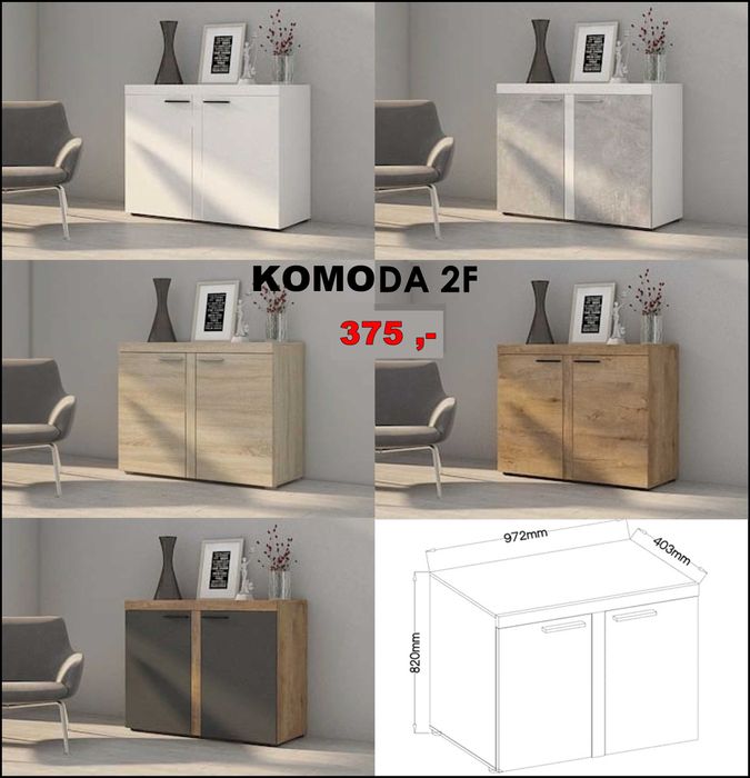 DUŻA Meblościanka Rumba XL 5 kolorów meble do pokoju salonu zestaw