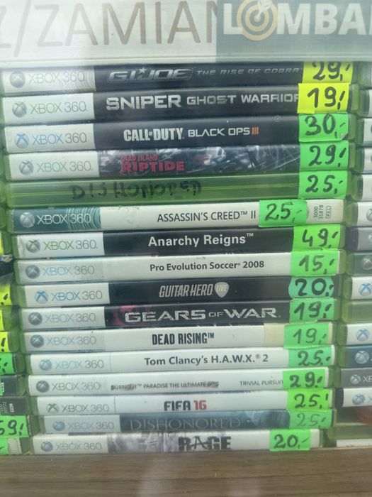 MEGA gry konsola Xbox 360, Minecraft, GTA IV V, Lego, Tekken, WOW