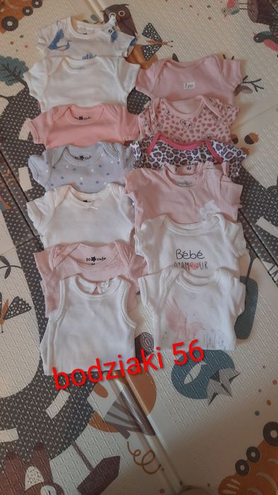 Paczkę ciuchów dla dziewczynki 56/62