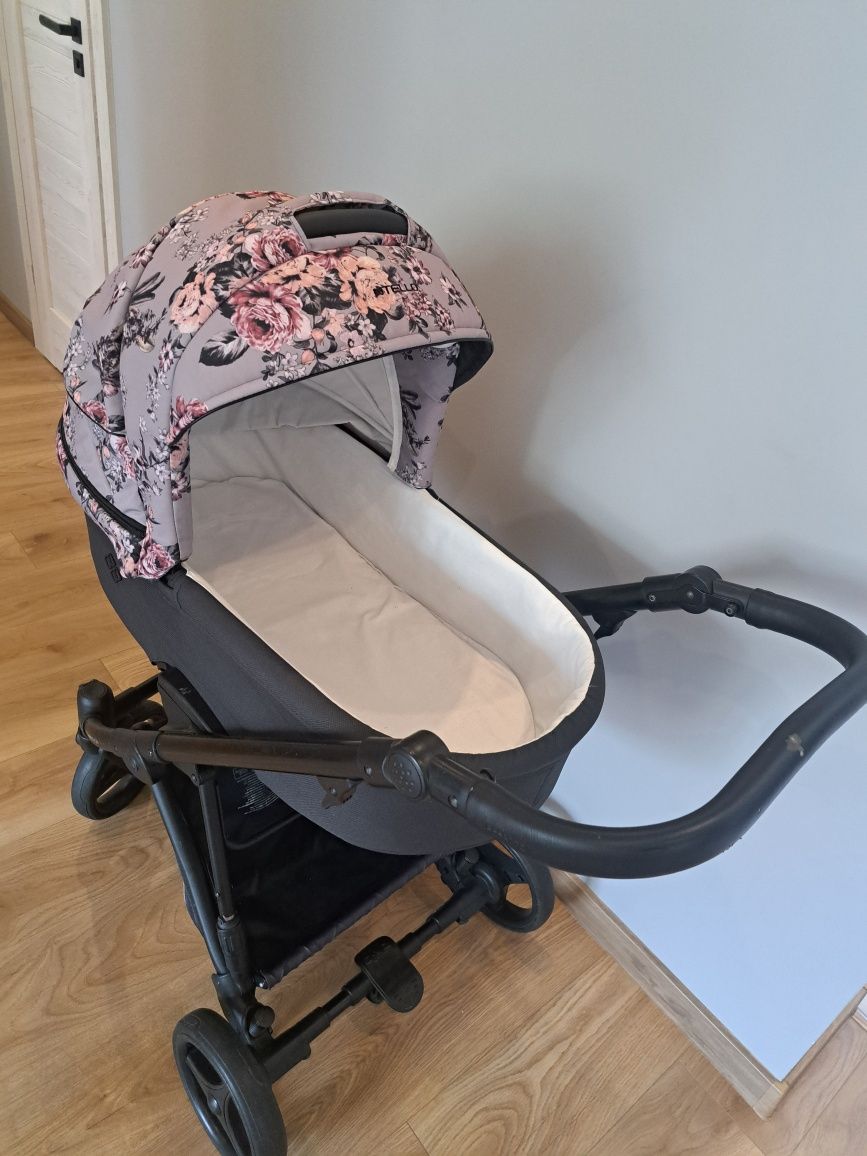 Wózek Bebetto Nitello kwiaty 3 w 1