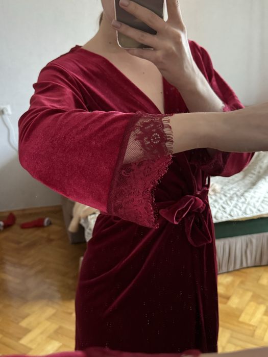 Велюровий халат