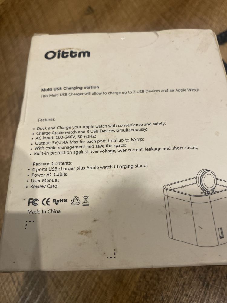 Stacja ładująca na USB Oittm