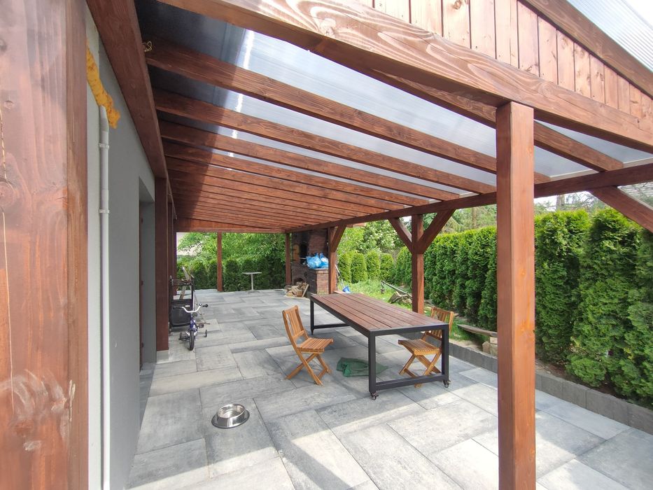 Zadaszenia tarasu pergola poliwęglan
