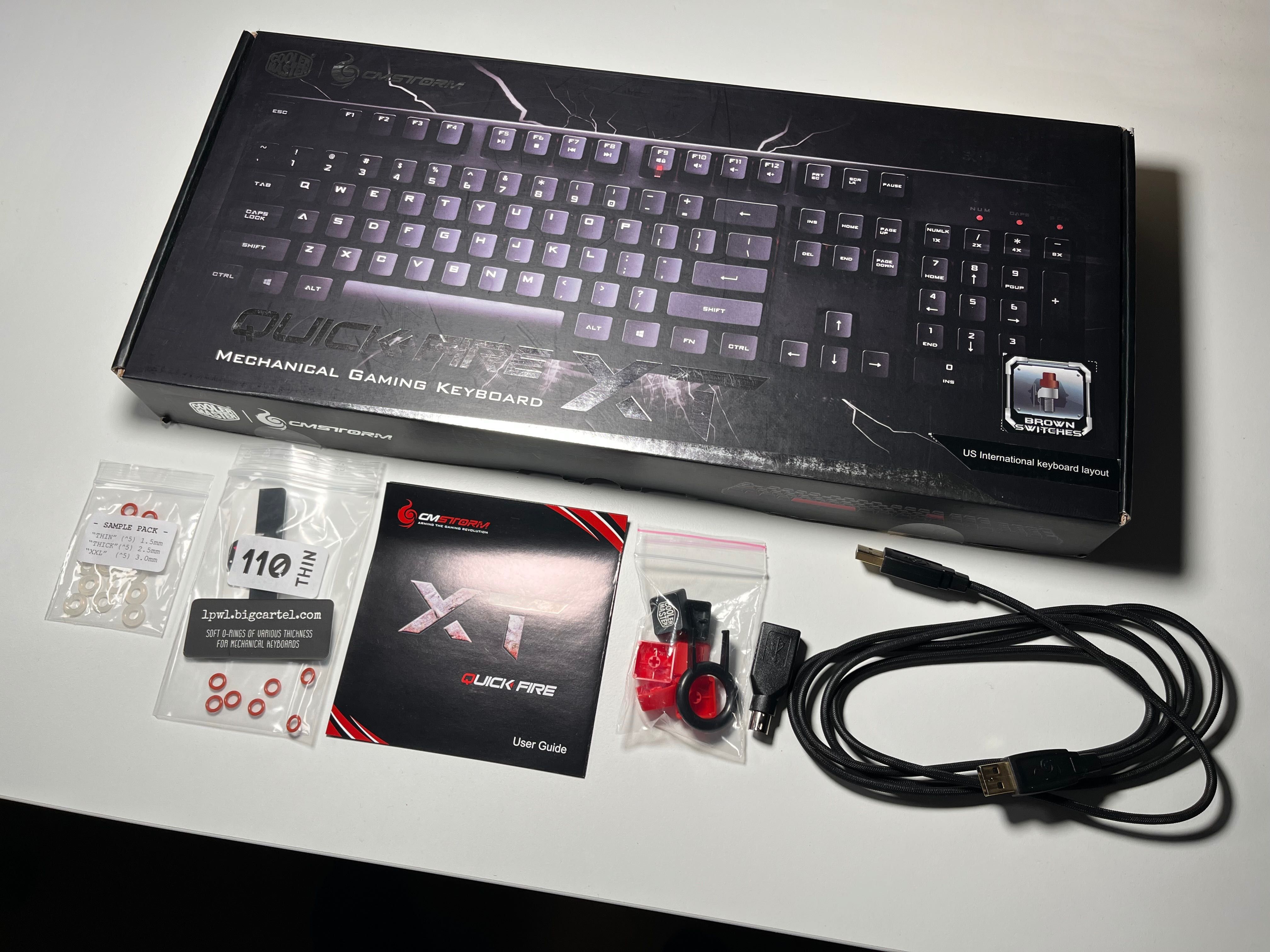 Klawiatura mechaniczna Cooler Master Quickfire XT Cherry MX Brown
