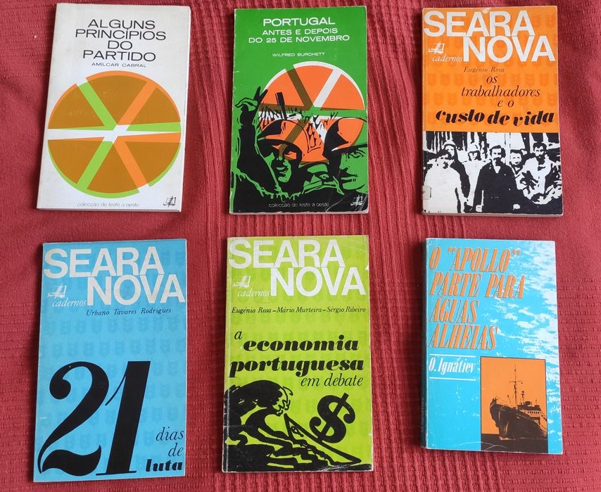Livros revolucionários - 25 de Abril - luta política