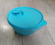 niebieska miska Tupperware 1,5 litra - do mikrofalówki