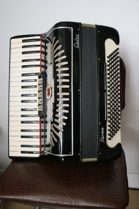 Akordeon włoski Calvi Parma 120bas, 4chóry +musette