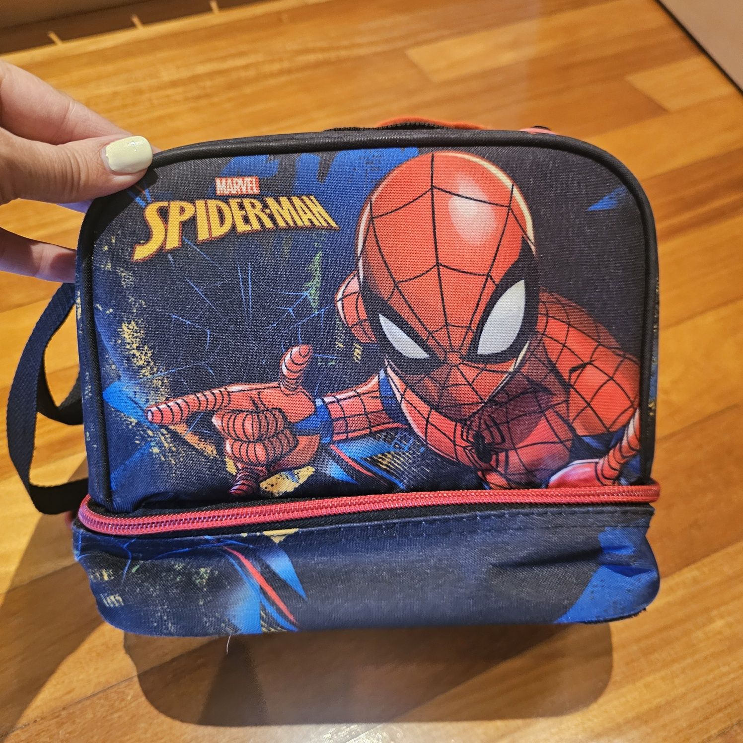 Mochila + lancheira + estojo Spiderman