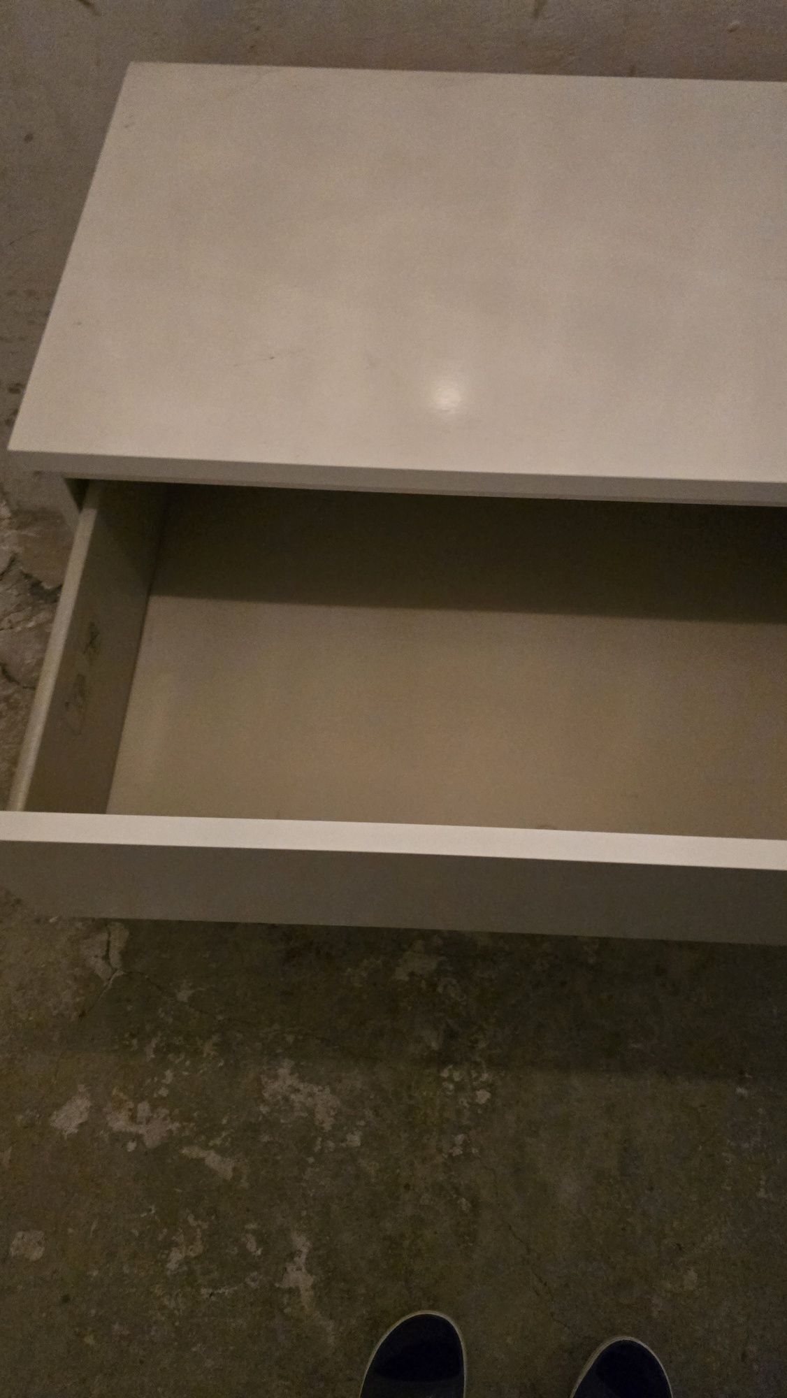 Komoda MALM biała, 6 szuflad, 160 cm