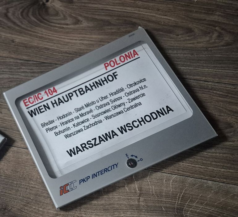 Ramka Tablica PKP Intercity  Polonia
