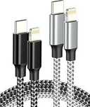Kabel Przewód iPhone Szybkie ładowanie 27 W sztuki 1M + 2M Kabel USB