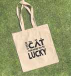 Sorte para ser Cão Tote Bag Saco Pano Cru - PORTES GRÁTIS
