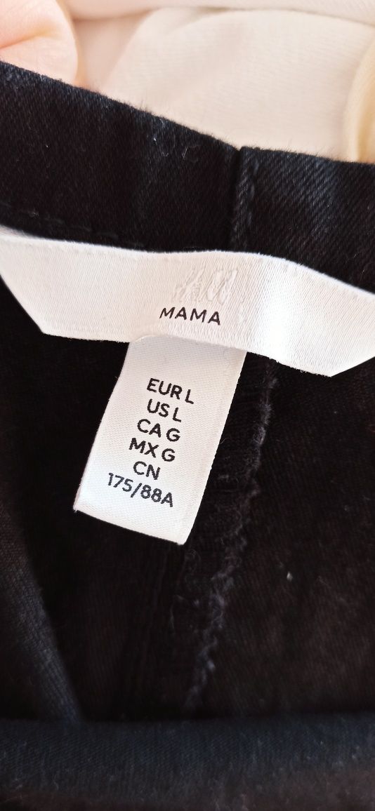 Sg Spodnie ciążowe 40 , 42 L H&M czarne spodnie ciążowe 40  , 42  , L