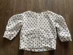 Oversize bluzka w grochy Zara