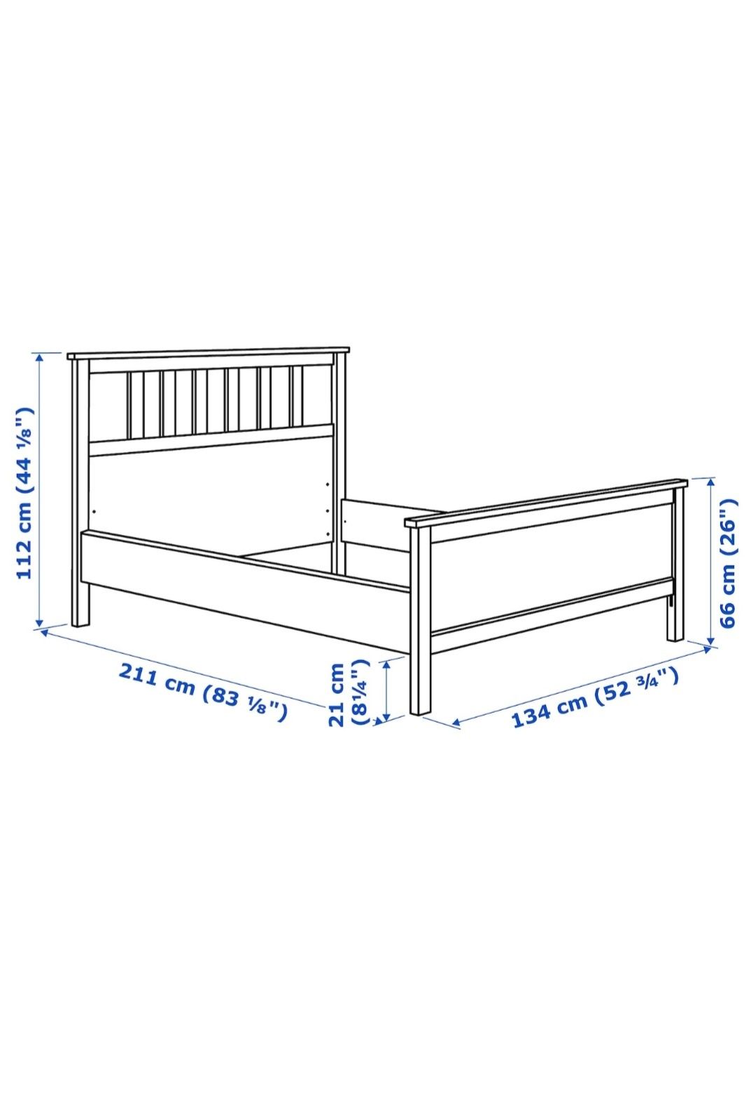 Łóżko sypialniane HEMNES ikea