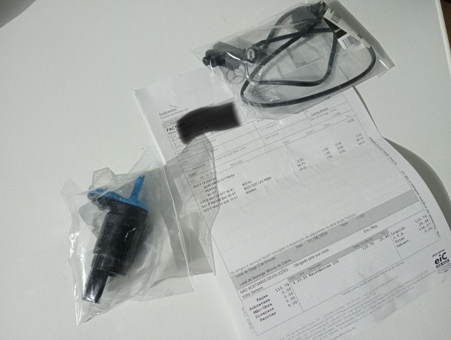 Esguincho usado a funcionar e Bomba Nova Mercedes  classe A 1999 w168