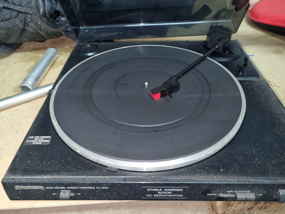 Gira discos Pioneer, leitor de vinil
