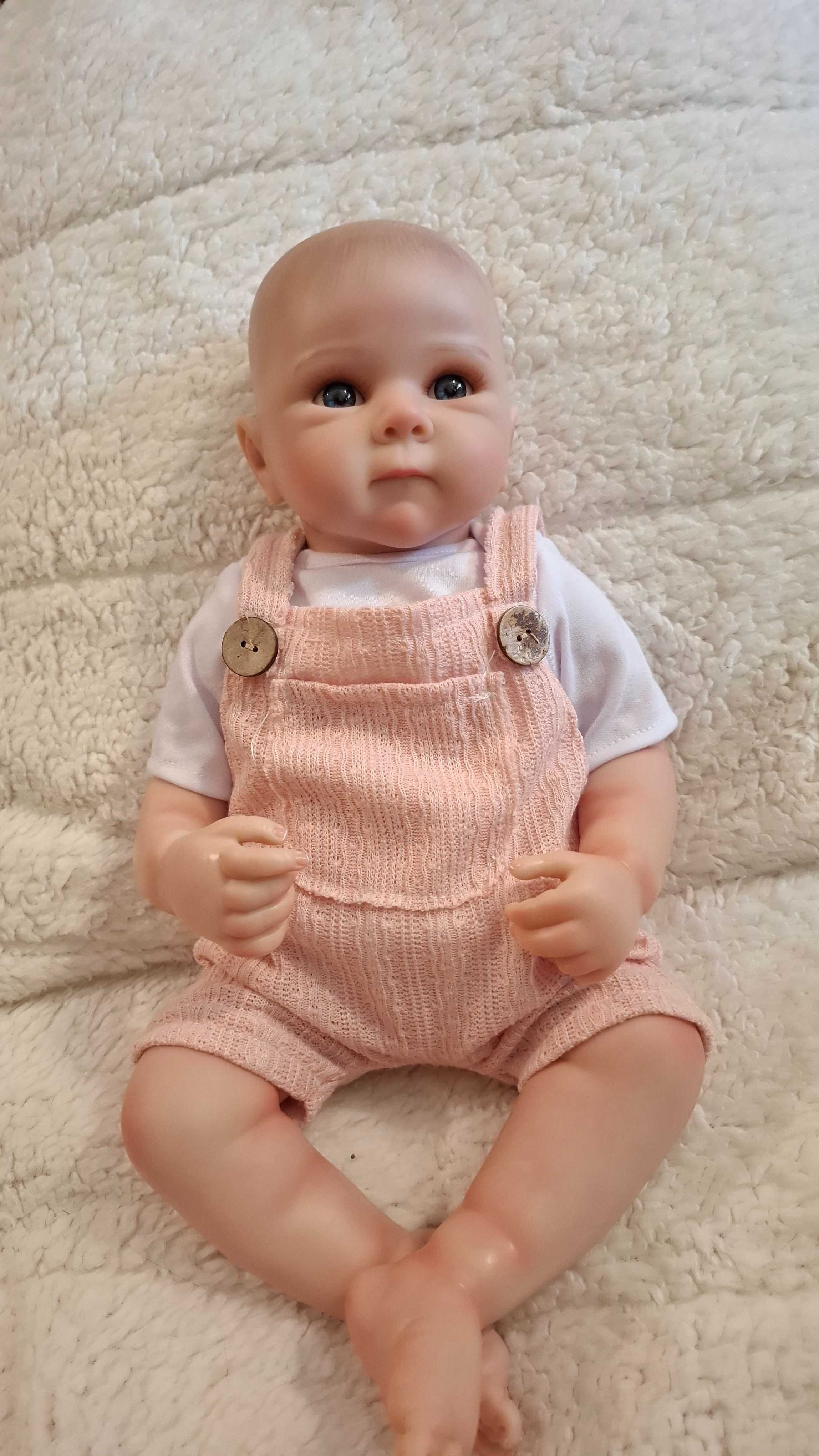 Boneca reborn silicone do vinil todo corpo (artigo novo)
