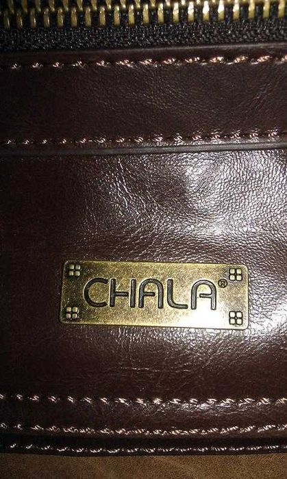 Шкіряна нова сумка-месенджер через плече від елітного бренду - Сhala