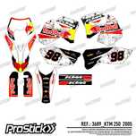 Kit Autocolantes ktm exc sx de 1998 a 2007