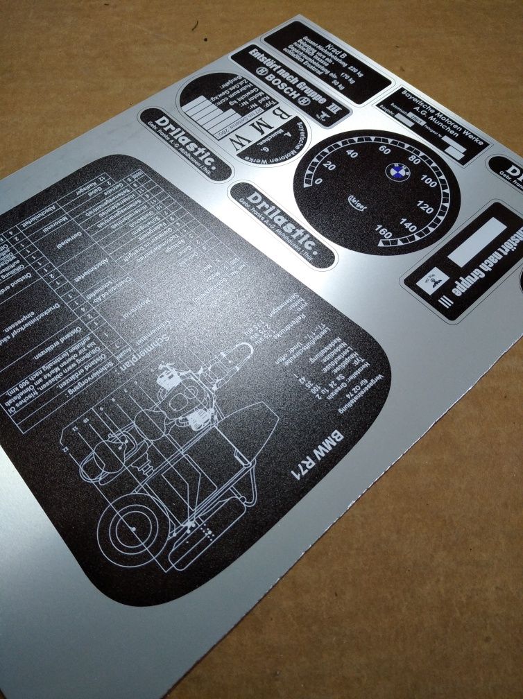 BMW R71 , M 72 , M 62 Moto шкала speedometer