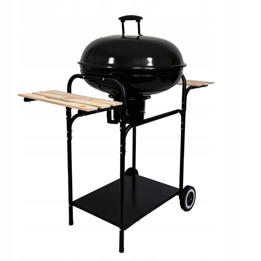 Grill ogrodowy węglowy ruszt zestaw BBQ majówka wakacje lato impreza