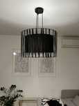 Nowoczesna czarna lampa loft modern
