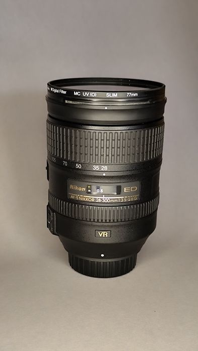 Об'єктив Nikon. Повний кадр. AF-S Nikkor 28-300mm 3.5-5.6 G VR