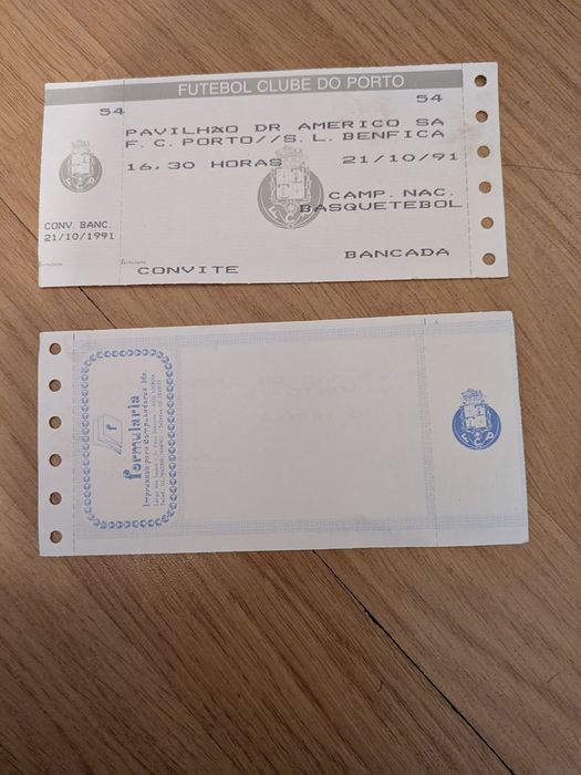 Bilhetes FCPorto