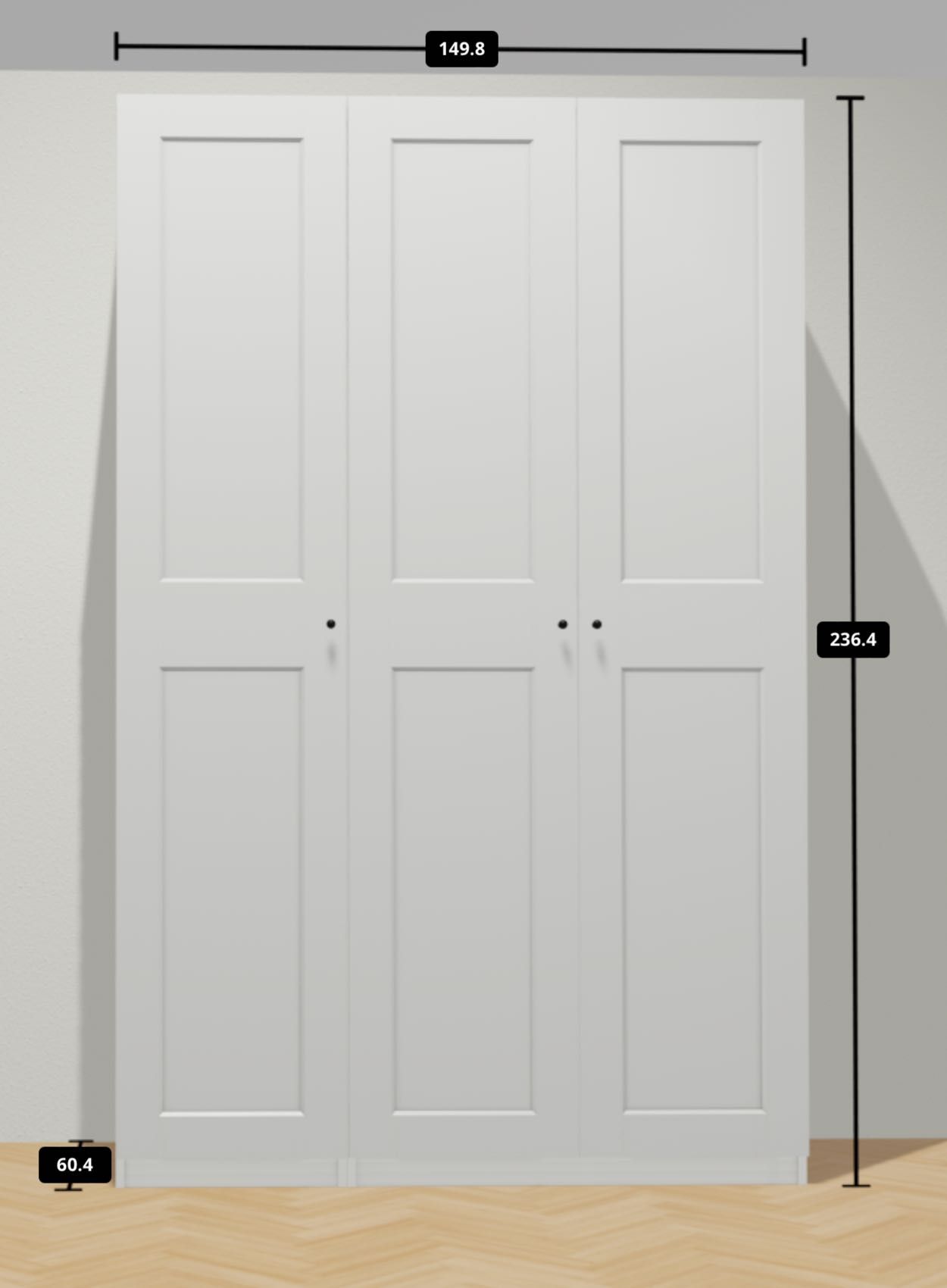 Szafa IKEA PAX 150×60×236