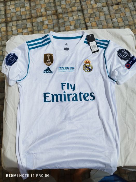 Camisola real Madrid final liga dos campeões cristiano