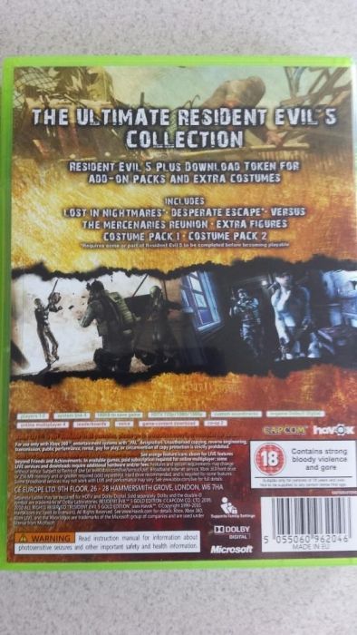 Resident Evil 5 Gold Edition Xbox360 IDEALNA ANG