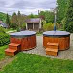 Balia/Jacuzzi ogrodowe Premium 28 dysz hydromasaż, bogata wersja