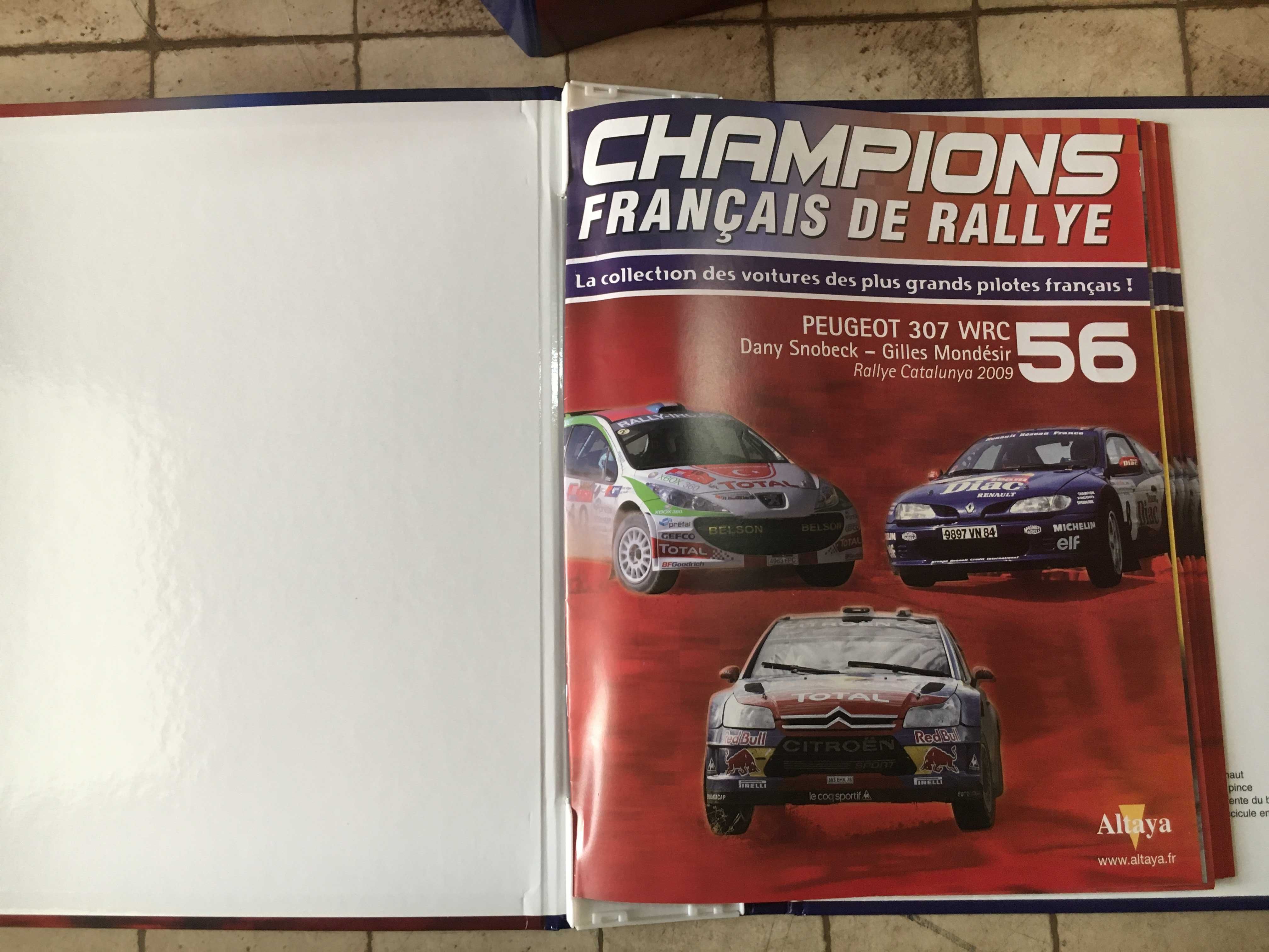 Coleção de 60 fascículos Altaya Champions Français de rallye