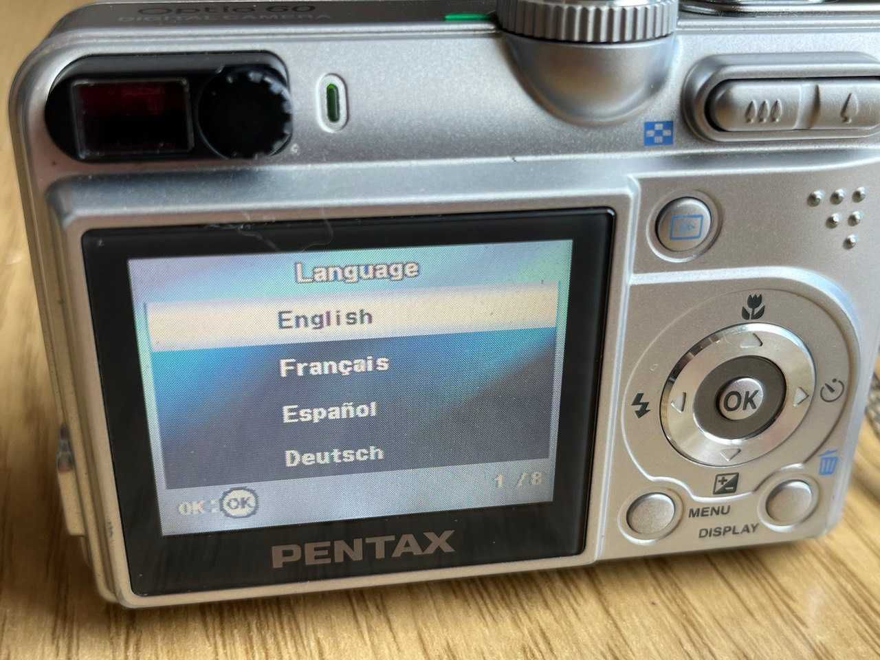 Цифровий фото- та відео- апарат Pentax Optio 60 (НА ДЕТАЛІ!)