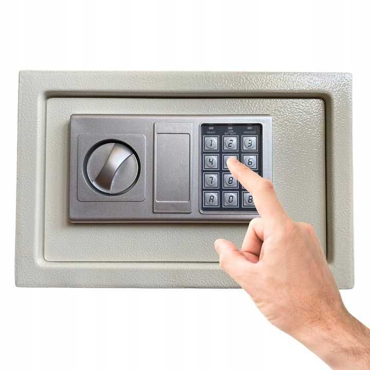Sejf KASETKAK zamek elektroniczny SOLIDNY cyfrowy kasa PANCERNA