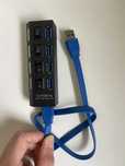 USB 3.0 de 4 portas com interruptores independentes