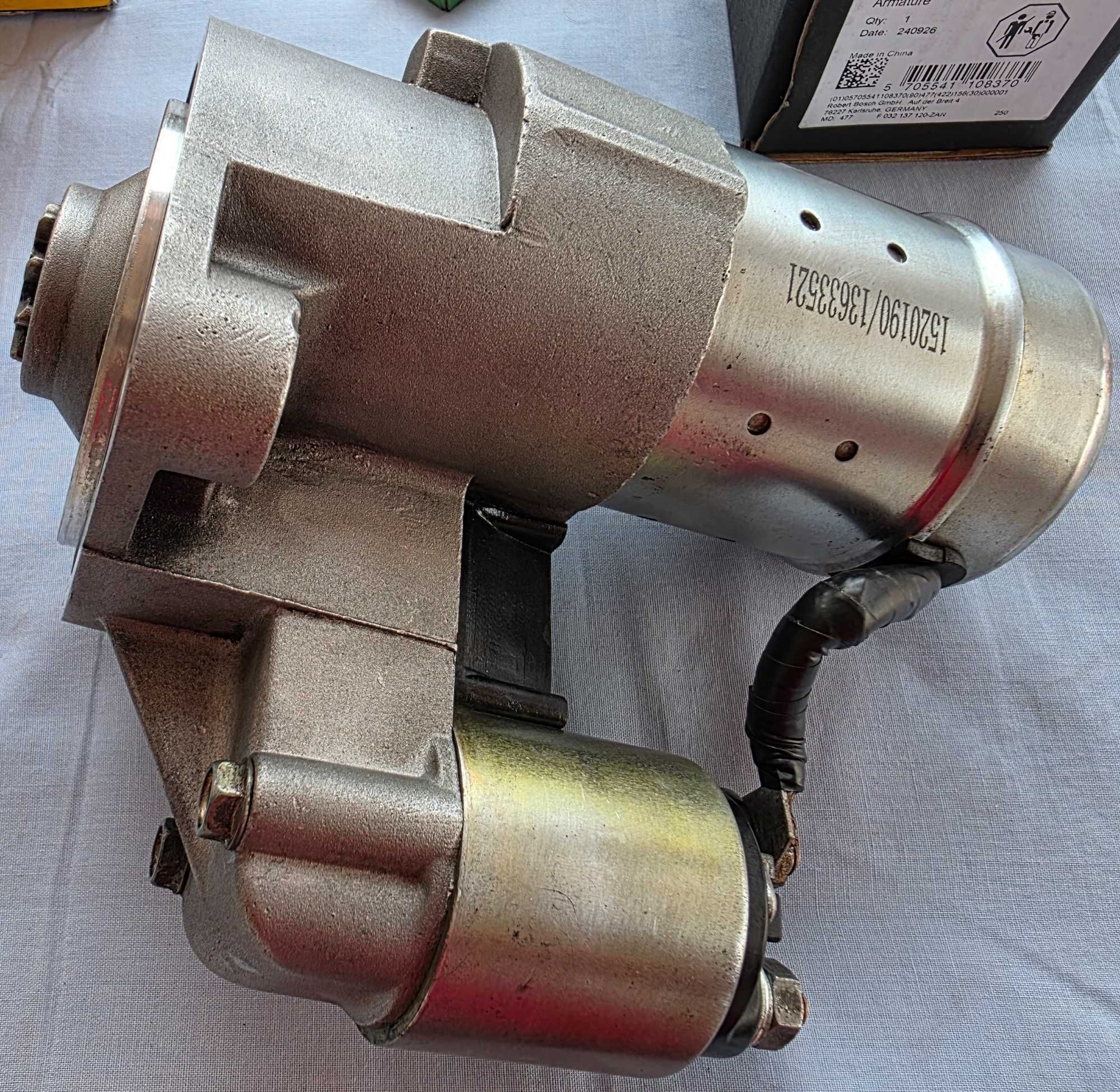 Opel Corsa B – Motor de arranque e bateria